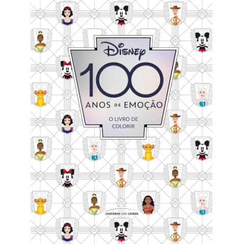 Livro de Colorir Disney 100 anos de Emoção