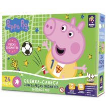 Quebra Cabeça Gigante George Futebol 24 Peças