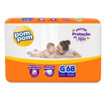 Fralda Pom Pom Protek G 68 Unidades