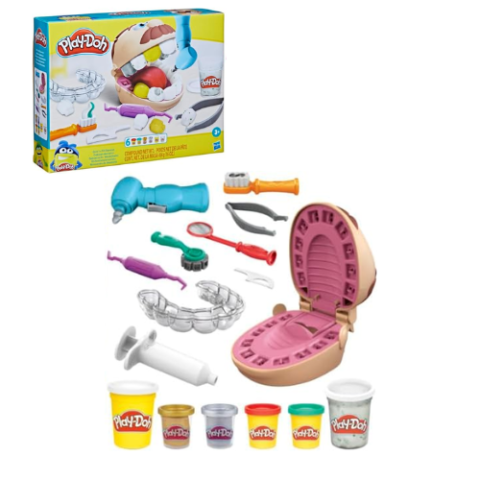 Play-Doh Conjunto de Massinha Brincando de Dentista