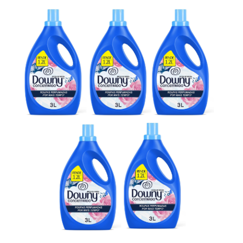 5 Unidades Downy Brisa de Verão Amaciante Concentrado 3L