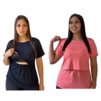 2 Blusas Amamentação Premium Two Birds