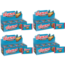 4 Packs Wafer Mini Passatempo com 28 Unidades Chocolate 20g