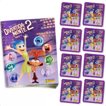 Álbum Divertidamente 2 Oficial + 30 Figurinhas (6 Envelopes)