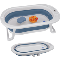 Banheira Retratil Portátil Dobrável com Termometro Digita Azul Awiki Banheira Retratil Portátil Dobrável com Termometro Digita Azul Awiki