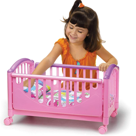 Berço Balanço Meu Soninho Monte Libano 55cm Rosa