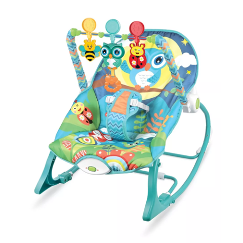 Cadeira De Balanço E Descanso Coruja Funtime Maxibaby 18Kg