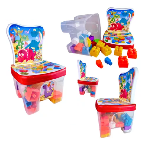 Cadeirinha Educadeira Blocos Dinossauros Apolo