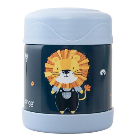 Clingo Pote Térmico Dupla Camada Vácuo Luke Azul