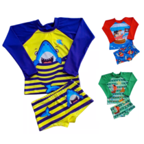 Conjunto Sunga Infantil + Blusa Proteção UV50 Térmica Donna Flor