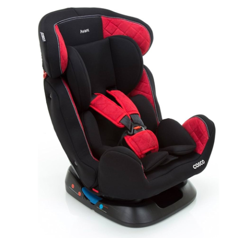 Cosco Kids Cadeirinha Avant Suporta até 25 Kg Vermelho e Preto