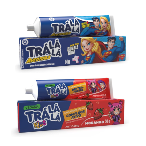 Creme Dental Anticárie Trá Lá Lá Kids 50g