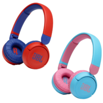 JBL Fone de Ouvido Infantil com Bluetooth Sem Fio e Limitador Volume Vermelho ou Rosa