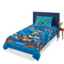 Jogo de Cama 2 Peças Estampado Mickey 1,40m x 2,20m Lepper