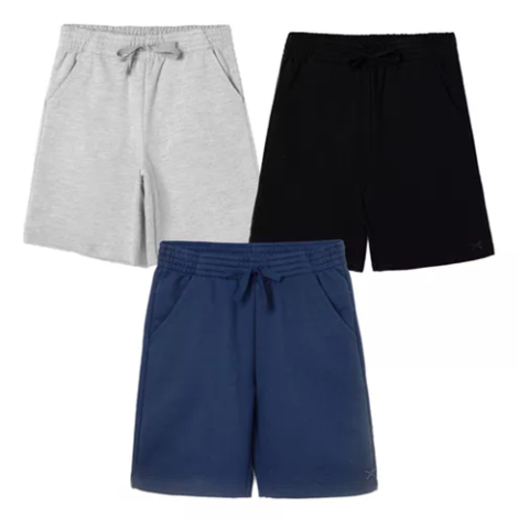 Kit 3 Bermudas Hering Kids Moletom