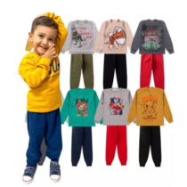 Kit 3 Conjuntos Moletom Infantil Inverno Marujinhos Kids