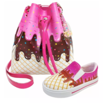 Kit Infantil Bolsa + Tênis Sorvete Magicc Kids