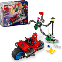 LEGO Super Heroes Marvel Perseguição Homem Aranha 77 Peças