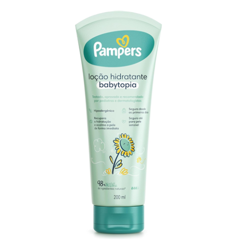 Loção Pampers Hidratante Babytopia Girassol 200ml