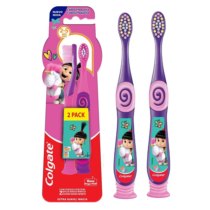 Kit 2 Unidades Escova De Dente Infantil Colgate Smiles Agnes E Fluffy – 2 A 5 Anos