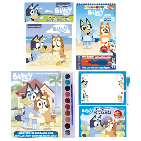 Seleção de Livros Bluey com até 50% OFF