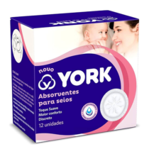 York Absorventes Para Seios 12 Unidades