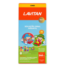 Vitamina Infantil Lavitan Solução Oral Laranja 240ml