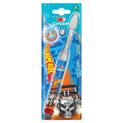 Escova Dental Infantil Led Hot Wheels Condor