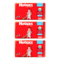 3 Pacotes Huggies Fralda Supreme Care P 48 Unidades