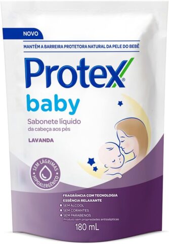 3 Unidades Protex Baby BW Lavanda Refil 180ml