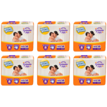 6 Pacotes Fralda Pom Pom Protek Proteção De Mãe Mega XG 38 Unidades 6 Pacotes Fralda Pom Pom Protek Proteção De Mãe Mega XG 38 Unidades