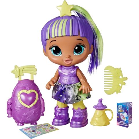 Baby Alive Bebê Star Besties Roxo e Verde