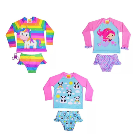 Conjunto Maio Biquini Proteção Solar UV 50+