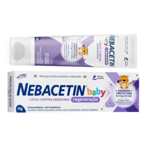Creme Contra Assaduras Nebacetin Baby Regeneração 30g