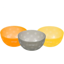 Kit 3 Bowls Colors Clingo Kit 3 Bowls Colors Clingo