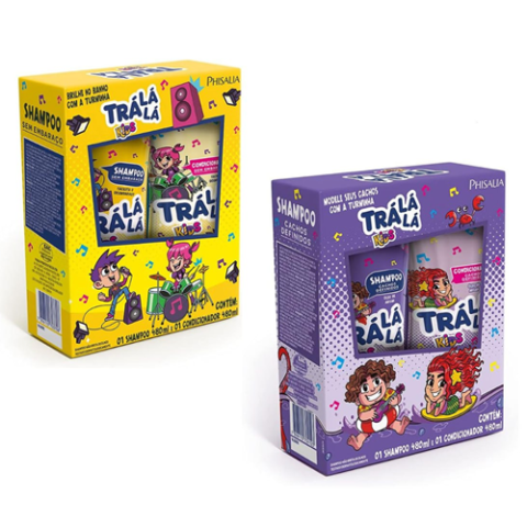 Kit Shampoo + Condicionador 480ml Trá Lá Lá Kids