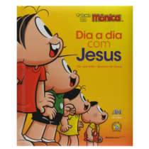 Livro Almofadado Dia a dia com Jesus Turma da Mônica