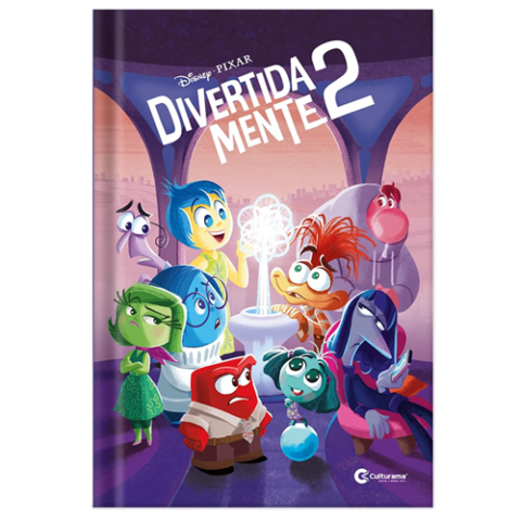 Livro Pop Capa Dura Divertida Mente 2 Disney Pixar