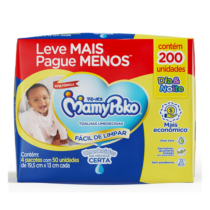 MamyPoko Lenços Umedecidos Dia&Noite 200 Unidades