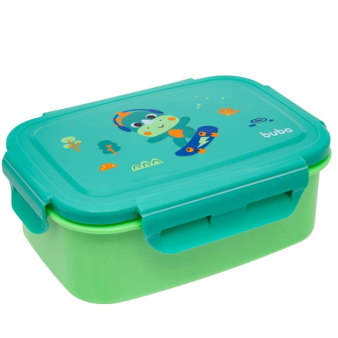 Marmitinha Buba Bento Box Inox Zoo Dino