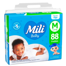 Mili Fralda Ultra Seca Mega M 80 Unidades