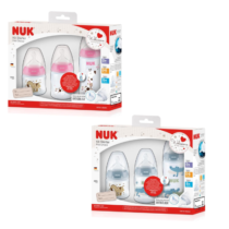 NUK Kit Mamadeira Starter Fc 90ml/150ml/300ml Boy ou Girl