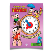 Livro Relógio Turma da Mônica: Que horas são?