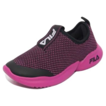 Tênis Infantil Fila Slip On Funny Rosa/Preto