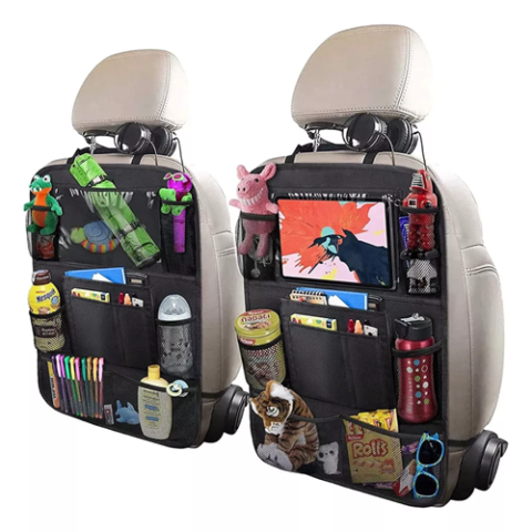 2 Unidades Suporte Organizador Porta Objeto Banco Traseiro Tablet Car