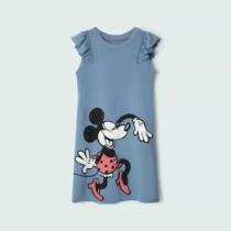 Camisola Hering Kids Menina Minnie Azul E Scrunchie