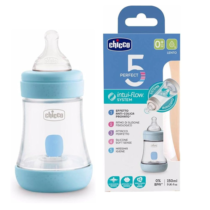 Chicco Mamadeira Perfect5 150ml Fl Inicial Azul