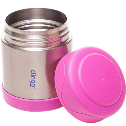 Clingo Pote Térmico Inox Rosa