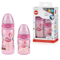 Kit 2 Mamadeiras My 1st NUK 300ml/150ml Girl