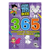 Livro Jovens Titans 365 Atividades e Desenhos para Colorir
